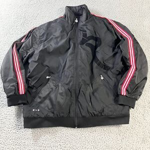 Rocawear Jacket Mens 2Xl Black Full Zip Logo Hip Hop Y2k Jay Z Quilted